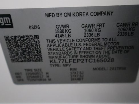 New 2026 Chevrolet Trax LS w/ LS Convenience Package FWD image 36