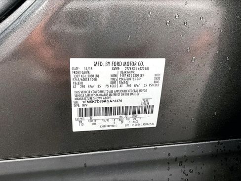 Used 2019 Ford Explorer XLT w/ Equipment Group 201A image 3