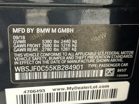 Used 2019 BMW M5 w/ Executive Package image 19