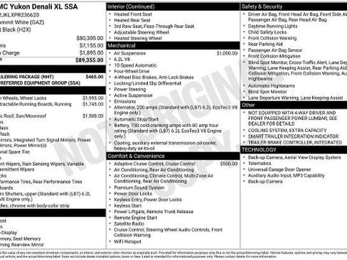 Used 2023 GMC Yukon XL Denali w/ Max Trailering Package AWD/4WD image 16