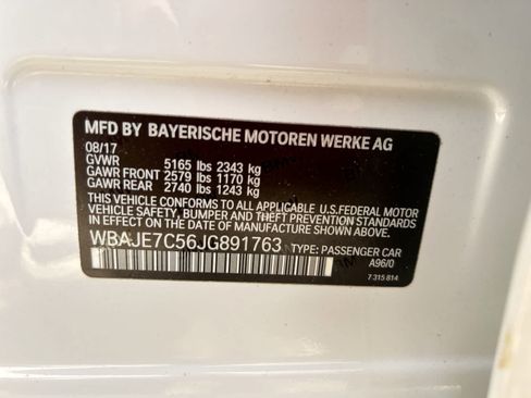 Used 2018 BMW 540i xDrive AWD/4WD image 2