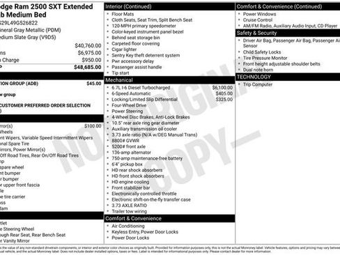 Used 2009 Dodge Ram 2500 Truck SXT w/ Protection Group image 2