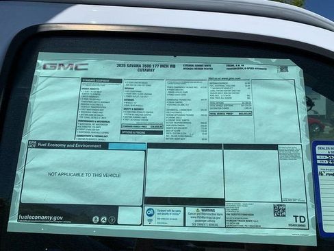 New 2025 GMC Savana 3500 Extended w/ Power Convenience Package image 4