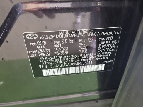 Used 2021 Hyundai Santa Fe SEL w/ Convenience Package AWD/4WD image 33