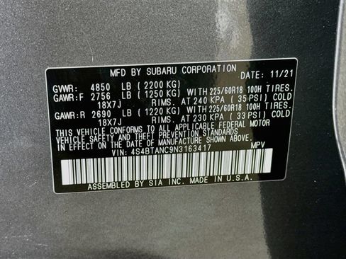 Used 2022 Subaru Outback Limited AWD/4WD image 42