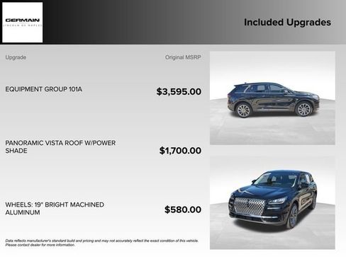 Certified 2024 Lincoln Corsair FWD w/ Equipment Group 101A image 38