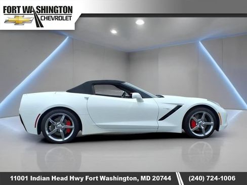 Certified 2014 Chevrolet Corvette Stingray Convertible w/ 3LT Preferred Equipment Group RWD image 2