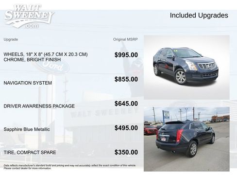 Used 2016 Cadillac SRX Luxury w/ Driver Awareness Package image 11