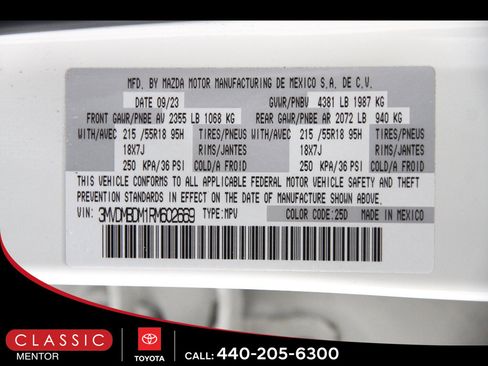 Used 2024 MAZDA CX-30 AWD 2.5 S w/ Premium Package image 22