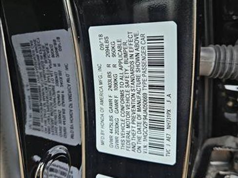 Used 2018 Honda Accord Touring image 26