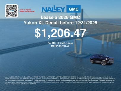 New 2026 GMC Yukon XL Denali w/ Sun & Power Step Package