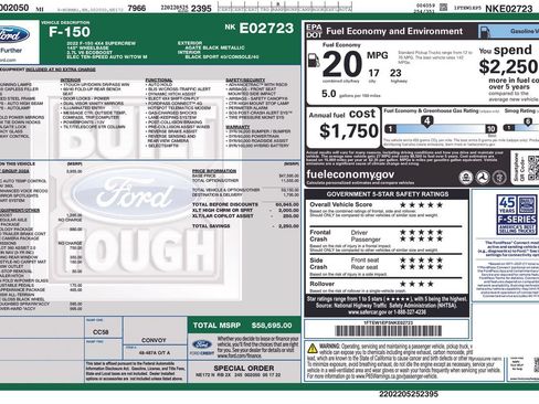 Used 2022 Ford F150 XLT w/ Equipment Group 302A High AWD/4WD image 5