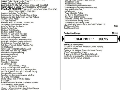 New 2026 RAM 1500 Big Horn w/ Night Edition AWD/4WD image 2