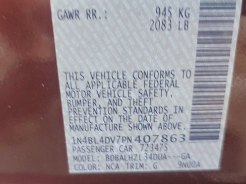 Used 2023 Nissan Altima 2.5 SV FWD image 35