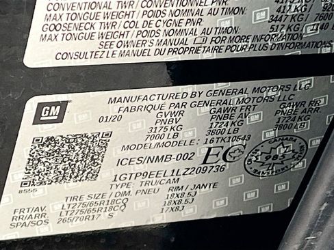 Used 2020 GMC Sierra 1500 AT4 image 34