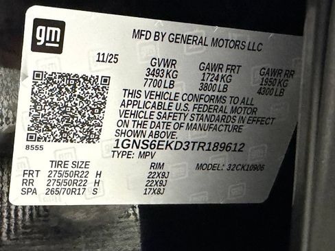 Used 2026 Chevrolet Suburban RST w/ Sun And Tow Package AWD/4WD image 32