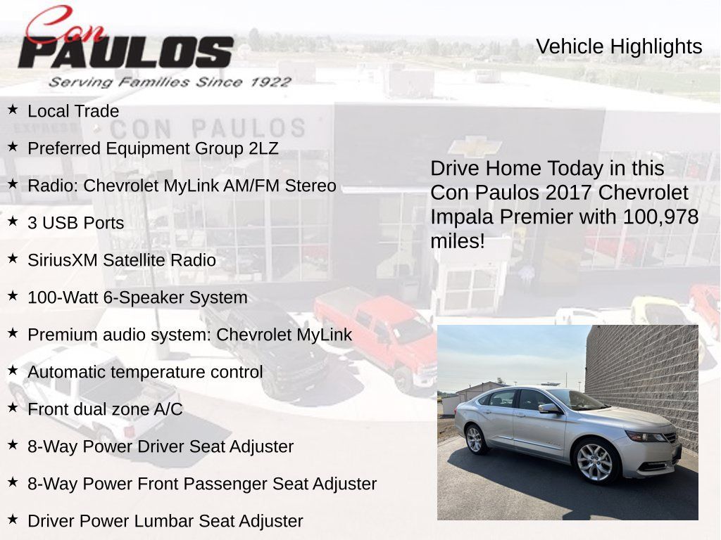 Used 2017 Chevrolet Impala Premier FWD image 7