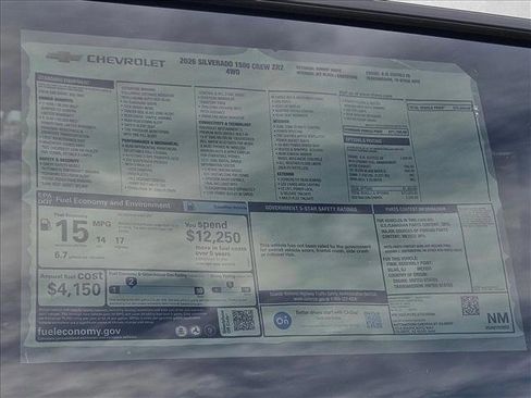 New 2026 Chevrolet Silverado 1500 ZR2 image 17