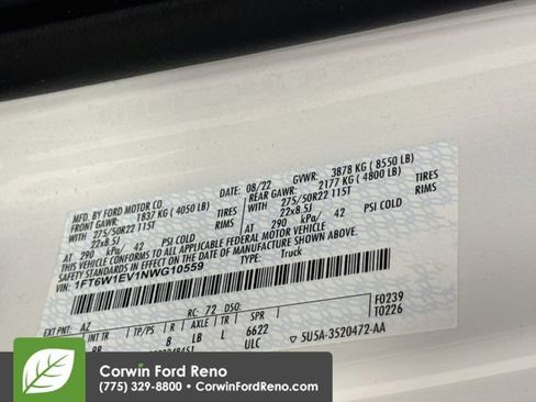 Certified 2022 Ford F150 Lightning Platinum AWD/4WD image 32