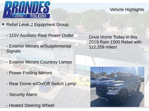 Used 2019 RAM 1500 Rebel w/ Rebel Level 2 Equipment Group AWD/4WD image 17