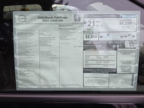 New 2026 Nissan Pathfinder Rock Creek w/ Rock Creek Premium Package image 35