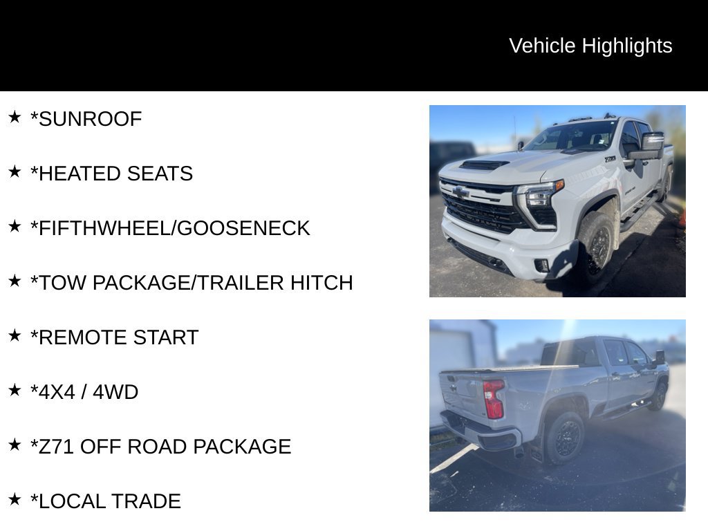 Used 2024 Chevrolet Silverado 2500 LT w/ Z71 Sport Edition AWD/4WD image 5