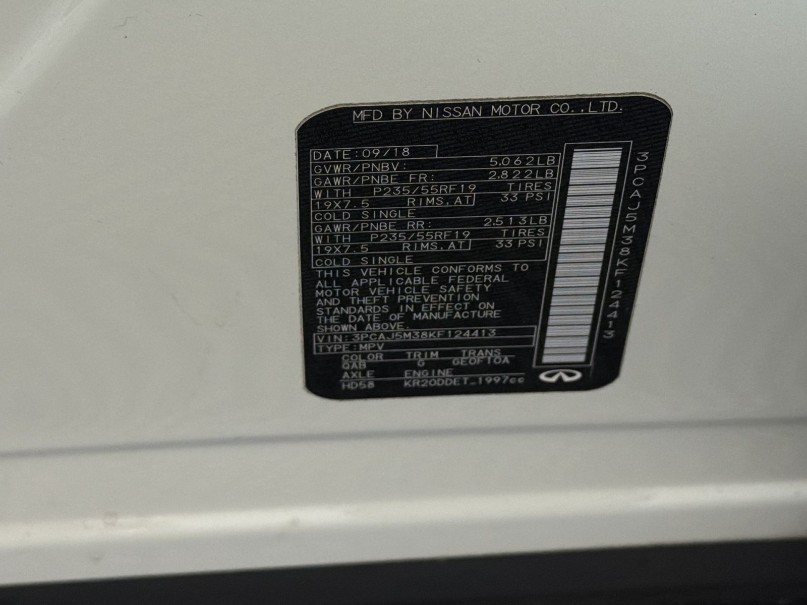 Used 2019 INFINITI QX50 Luxe AWD/4WD image 28