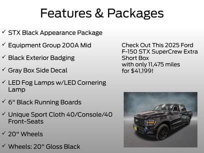 Certified 2025 Ford F150 STX w/ STX Black Appearance Package