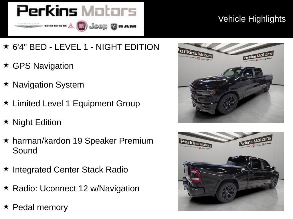 Used 2021 RAM 1500 Limited w/ Night Edition AWD/4WD image 7