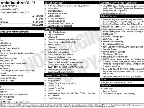 Used 2023 Chevrolet TrailBlazer RS image 3