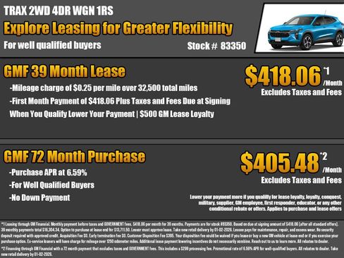 New 2026 Chevrolet Trax RS image 2