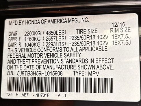 Used 2017 Acura RDX w/ Technology Package image 34