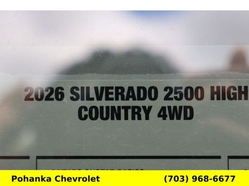 New 2026 Chevrolet Silverado 2500 High Country w/ High Country Premium Package AWD/4WD image 34
