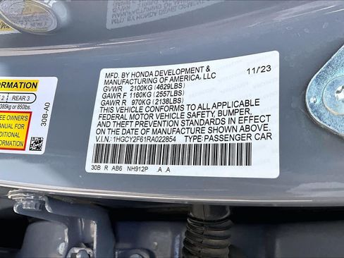 Used 2024 Honda Accord EX-L image 35