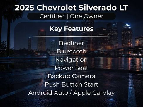 Used 2025 Chevrolet Silverado 1500 LT w/ Safety Package AWD/4WD image 14