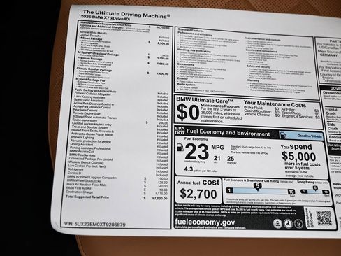 New 2026 BMW X7 xDrive40i w/ M Sport Package image 40