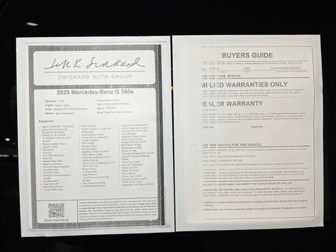 Used 2025 Mercedes-Benz G 580 w/ EQ Technology image 47