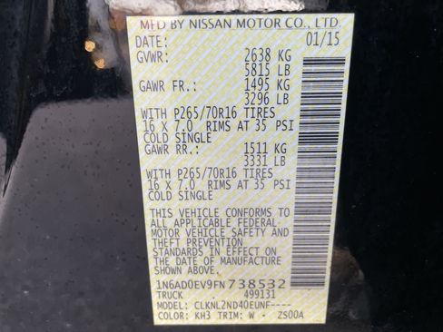 Used 2015 Nissan Frontier SV w/ SV Value Truck Package image 30