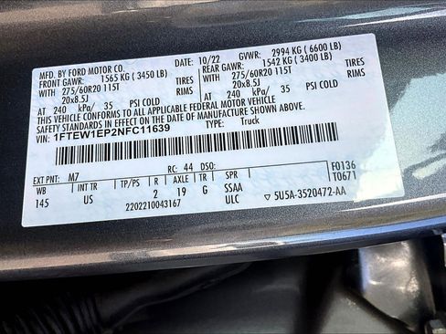 Used 2022 Ford F150 XLT w/ Equipment Group 302A High image 32