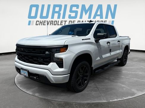 New 2026 Chevrolet Silverado 1500 Custom w/ Turbomax Blackout Package AWD/4WD image 2