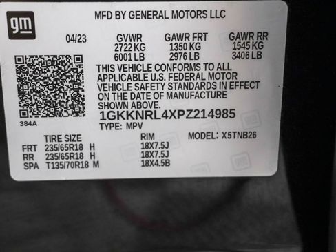 Certified 2023 GMC Acadia SLE w/ LPO, Floor Liner Package image 54