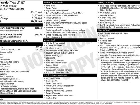 Used 2022 Chevrolet Trax LT w/ Driver Confidence Package AWD/4WD image 3