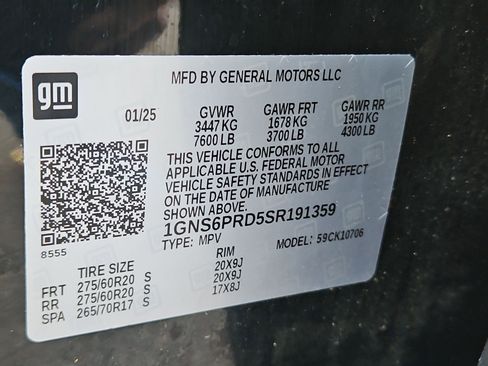 Used 2025 Chevrolet Tahoe Z71 image 34