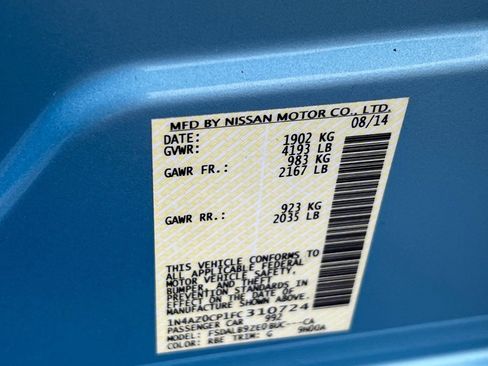 Used 2015 Nissan Leaf S w/ Charge Package image 27