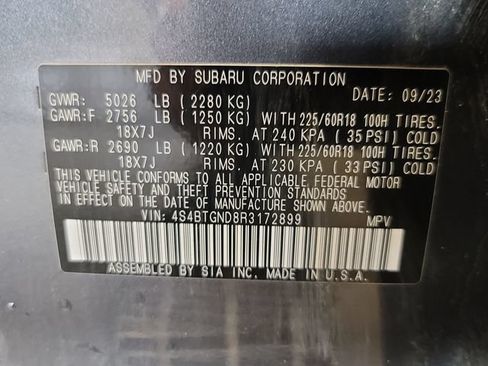 Used 2024 Subaru Outback Limited XT AWD/4WD image 36
