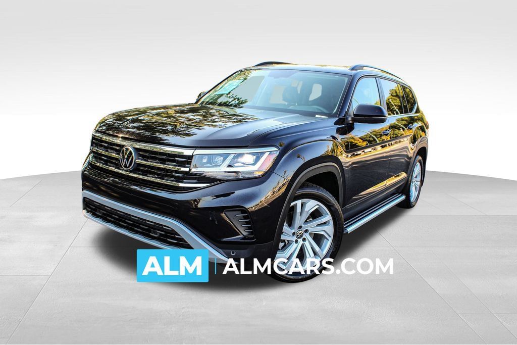 Used 2022 Volkswagen Atlas SE w/ Panoramic Sunroof Package FWD image 1