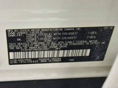 Used 2019 Toyota RAV4 LE w/ Carpet Mat Package FWD image 12
