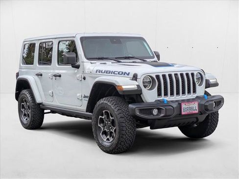 Used 2021 Jeep Wrangler Unlimited Rubicon 4xe w/ Safety Group image 3