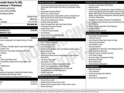 Used 2020 Hyundai Santa Fe SEL w/ Cargo Package image 5