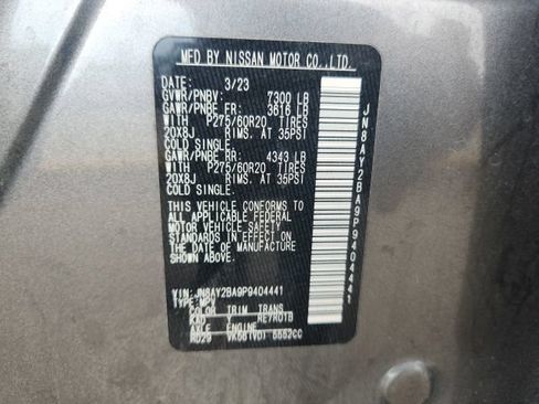 Used 2023 Nissan Armada SL w/ Midnight Edition Package RWD image 30